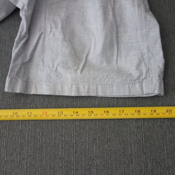 H&M L.O.G.G. Label of Graded Goods Gray with Blue 100% Cotton Size M Shorts - Picture 15 of 15